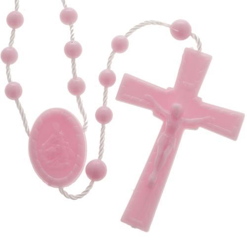 Pink |Rosary | Plastic |R100PK|C,A-3