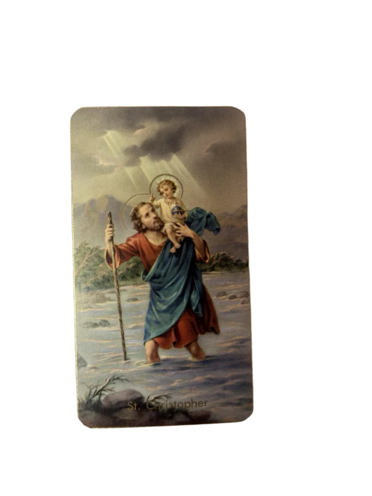 ST CHRISTOPHER PAPER PRAYER CARD