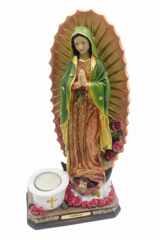 GUADALUPE CANDLE HOLDER 12" W-2