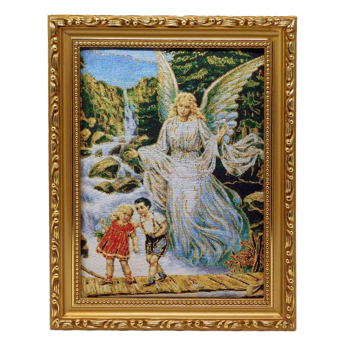 GUARDIAN ANGEL TAPESTRY 9" X 11"