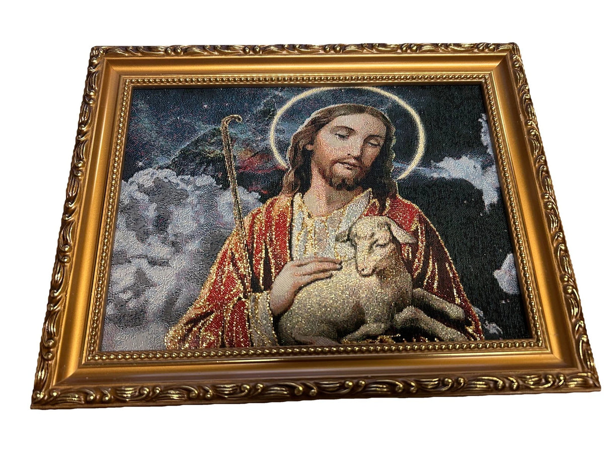 BUEN PASTOR TAPESTRY 9" X 11"