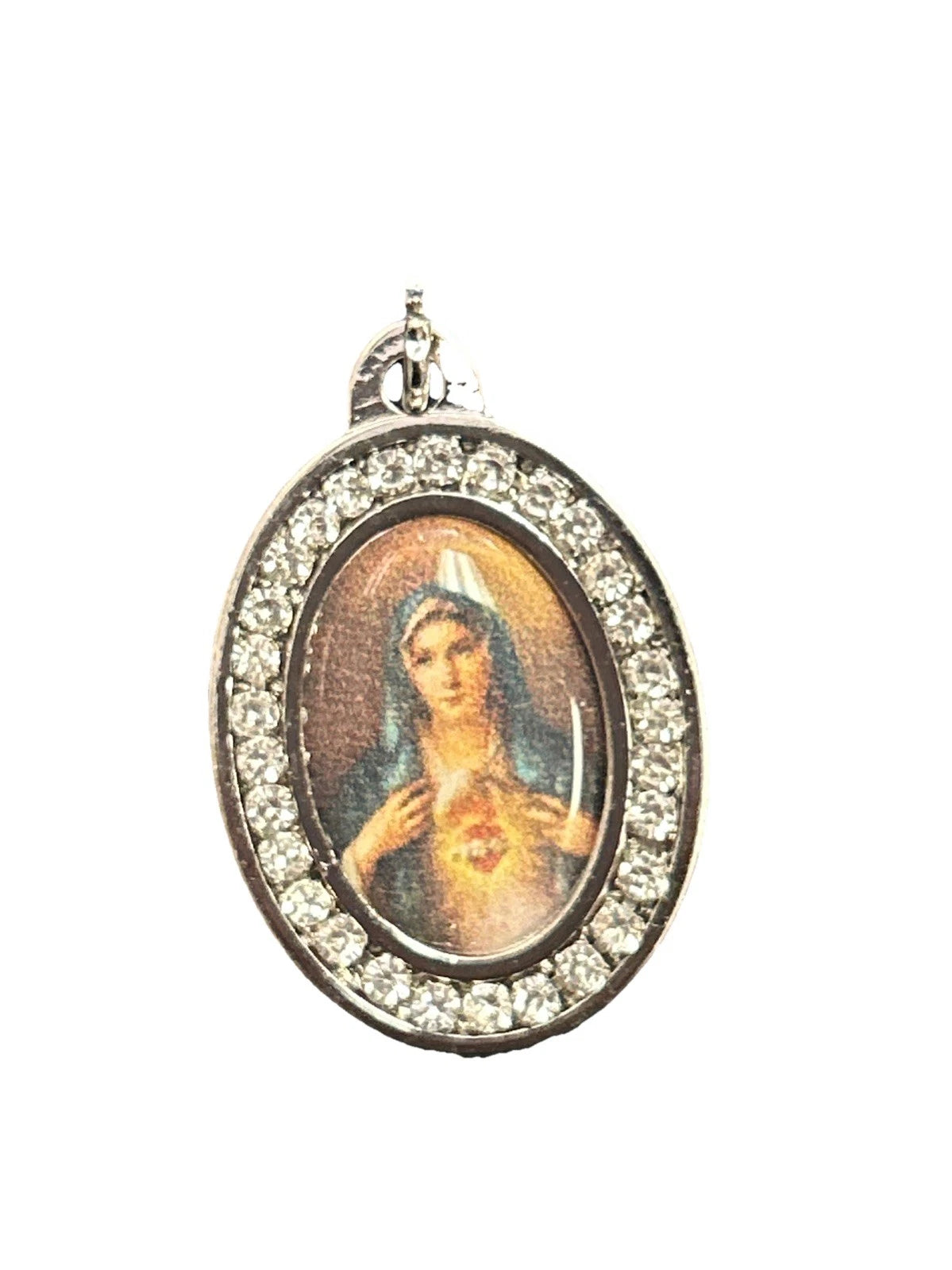MEDAL W/ IMMACULATE HEART RESIN