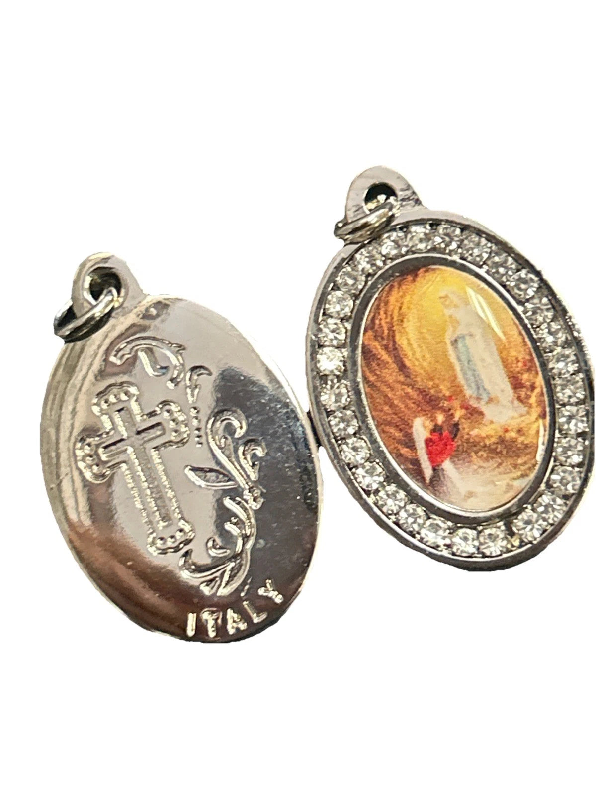 MEDAL W/OL LOURDES RESIN
