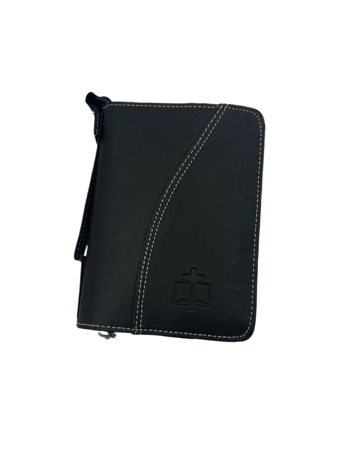 Black Leather Zipper Case for Missals, Liturgy of the Hours and Prayer Book