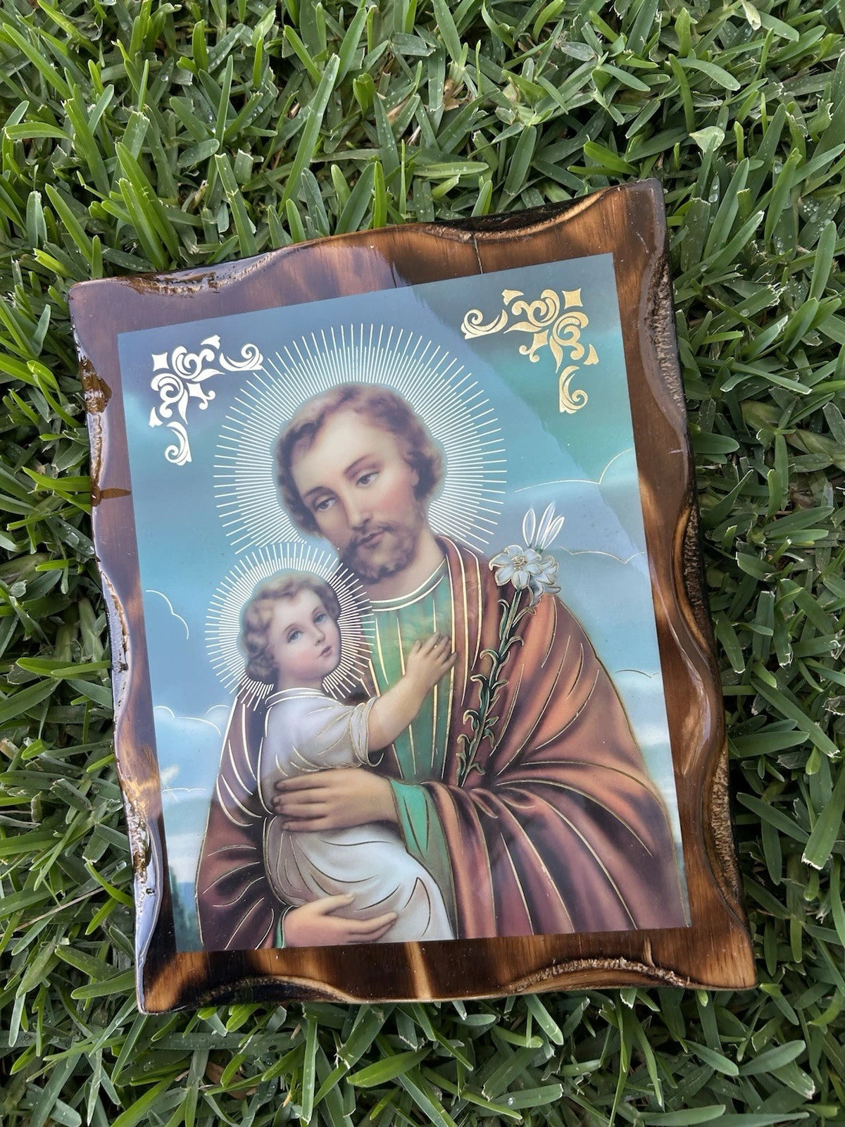 ST JOSEPH WALL ART 9X11