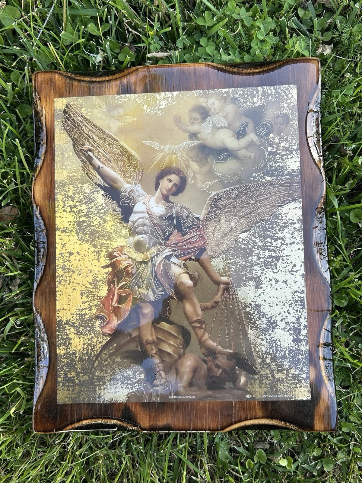 ST MICHEAL 9X11 WALL ART