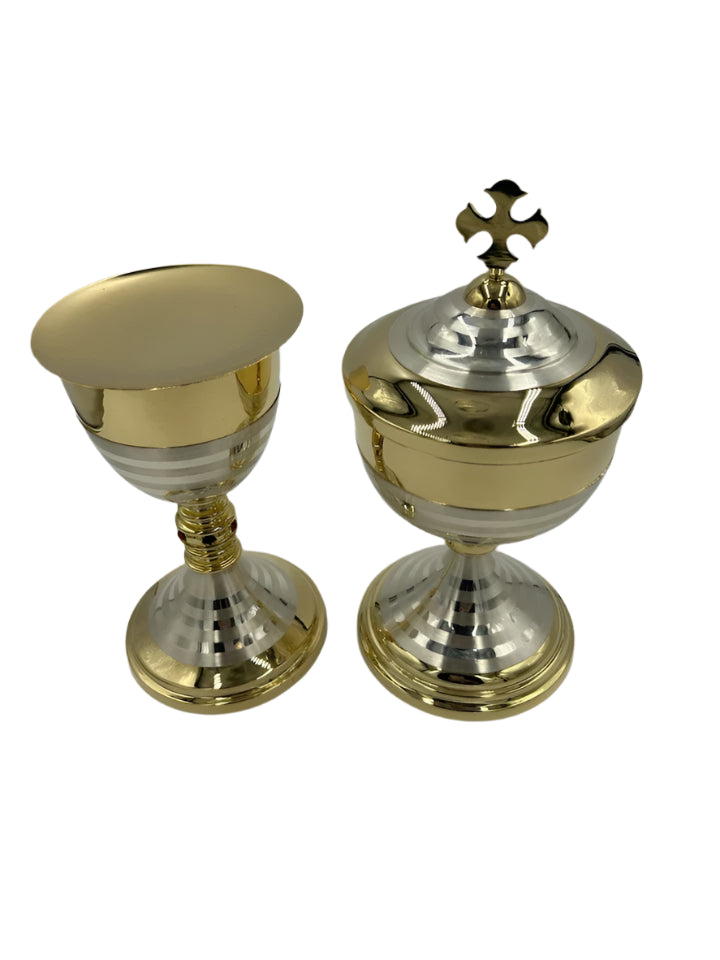 Chalice paten & Ciborium Gold and Silver