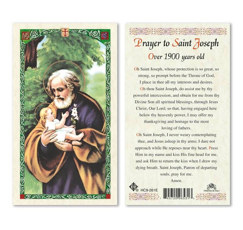 Prayer to St Joseph: Over 1900 Years Old