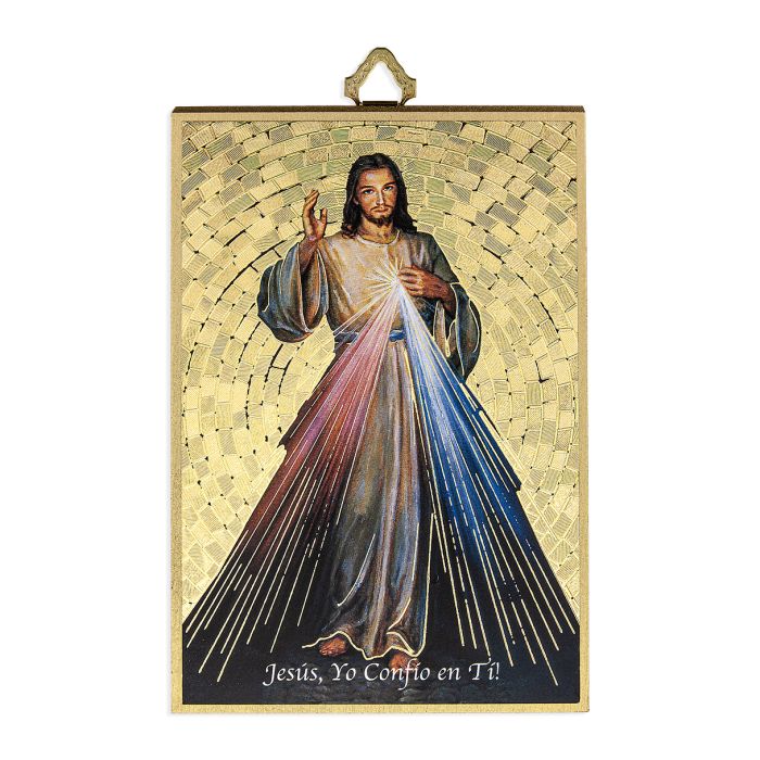 4" x 6" Gold Foil Mosaic Plaque