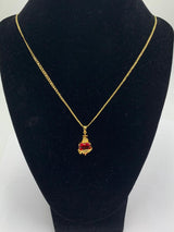 SACRED HEART GOLD NECKLACE