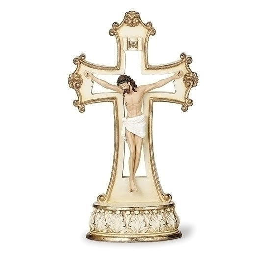 CRUCIFIX 12H" LED TABLETOP J1-R
