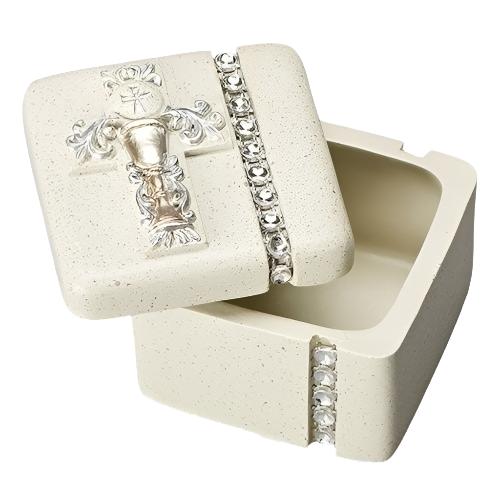 1.5"H COMMUNION BOX SILVERSCRO-1.5" E3-R