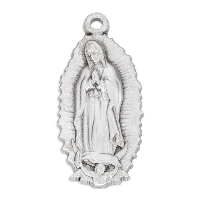 1 1/8" Our Lady of Guadalupe with Rays Medal