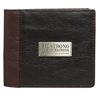 Courageous Bi-Fold Wallet, Brown F3-R
