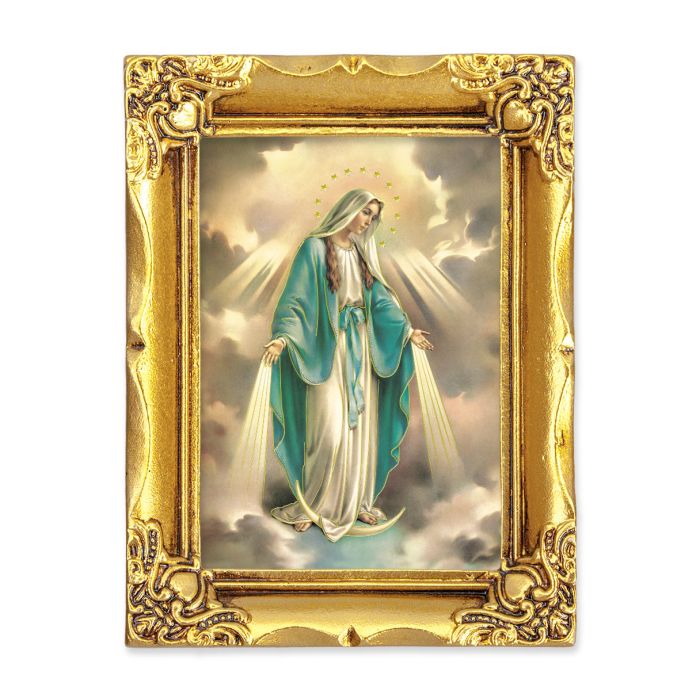 4 1/2" x 3 1/2" Antique Gold Frame with a 2 1/2" x 3 1/2"