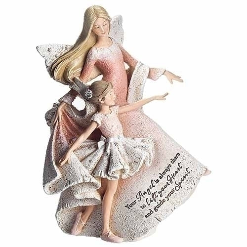 BALLET ANGEL WITH GIRL HEAVENLY BLESSINGS B2-R