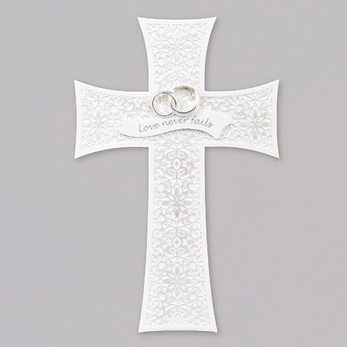 CRUZ DE PARED DE BODA (CON ARGOLLAS DE PLATA) A3-ROMA