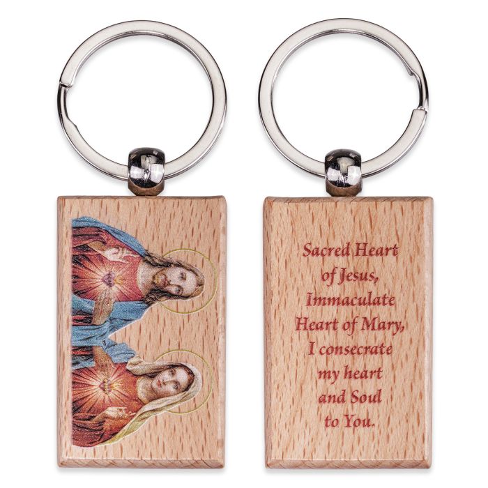 SHJ IHM (Alba) Rectangular Wooden Keychain