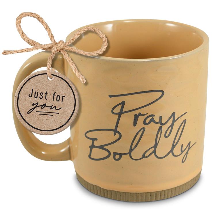MUG POWERFUL WORDS PRAY BOLDLY BLUSH
