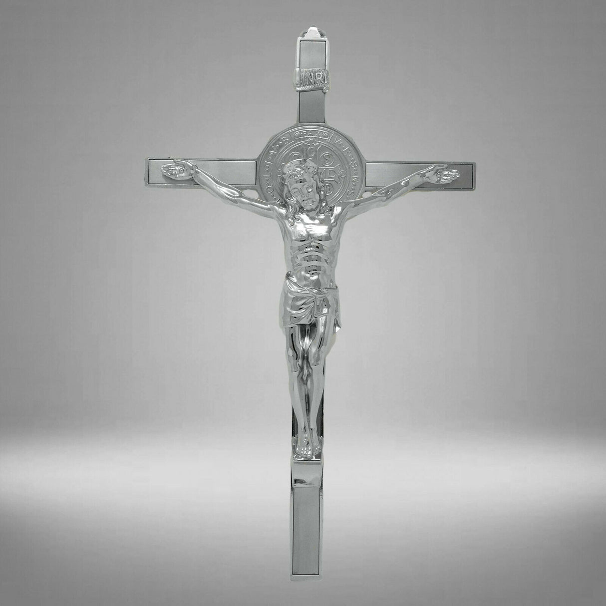 SAINT BENEDICT CRUCIFIX 11″ Medal  A-2
