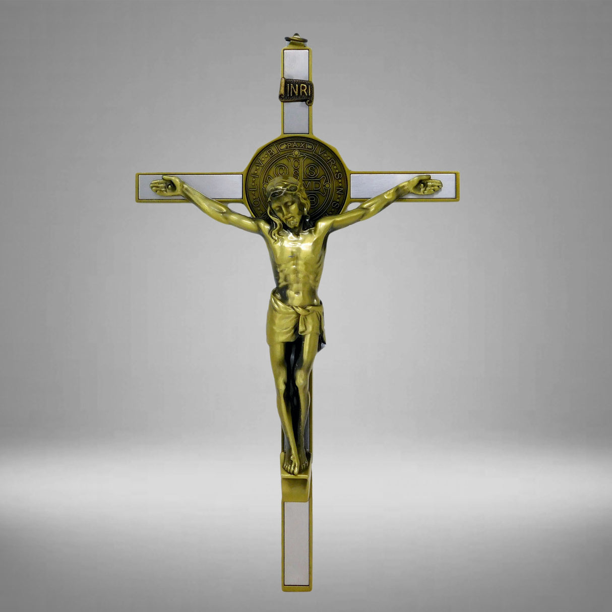8.5" SAINT BENEDICT CRUCIFIX 8″19101-8-C3 G-5 CUADROS