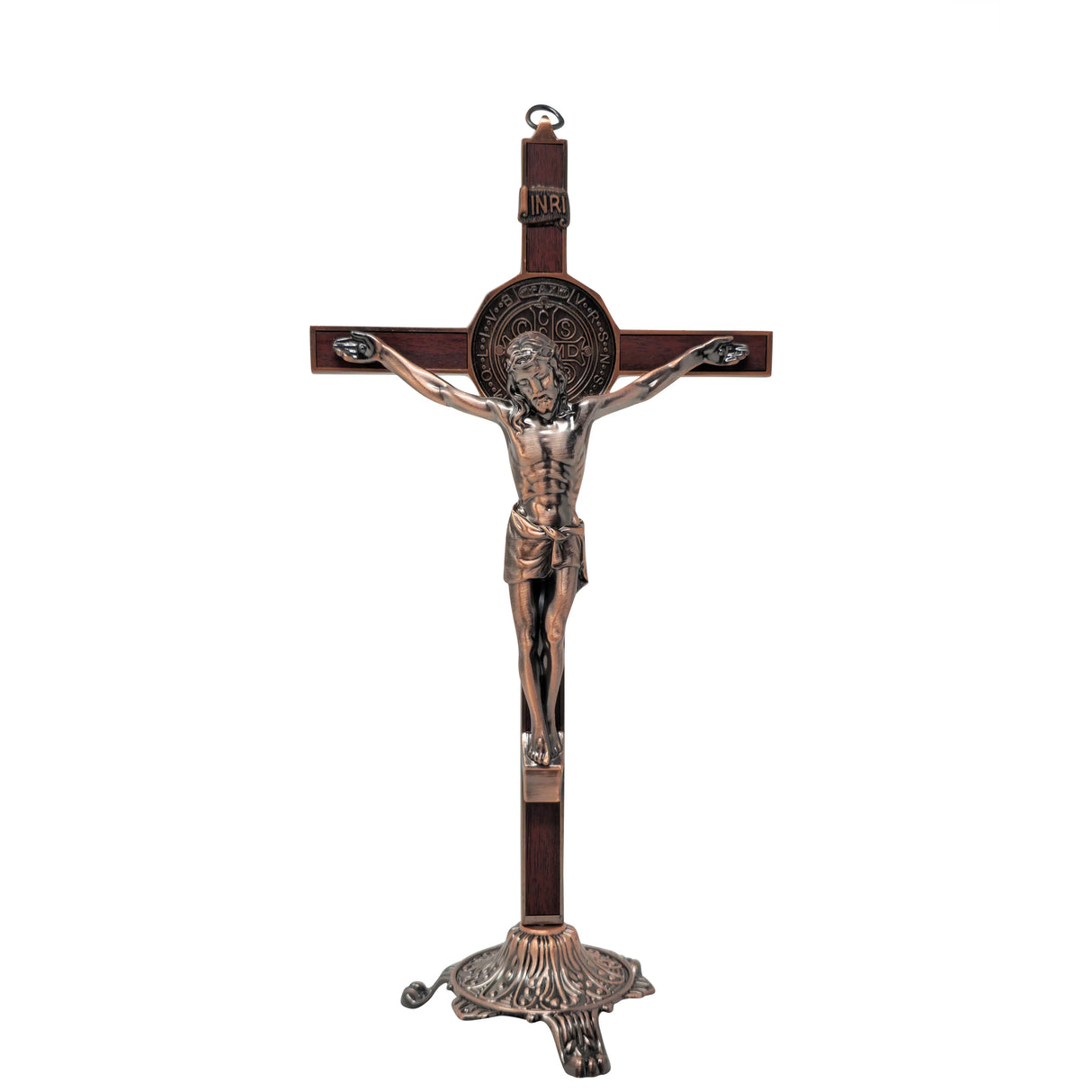 SAINT BENEDICT CRUCIFIX (REMOVABLE BASE) 13″