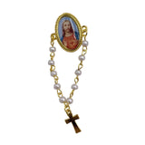 ONE DECADE ROSARY PIN