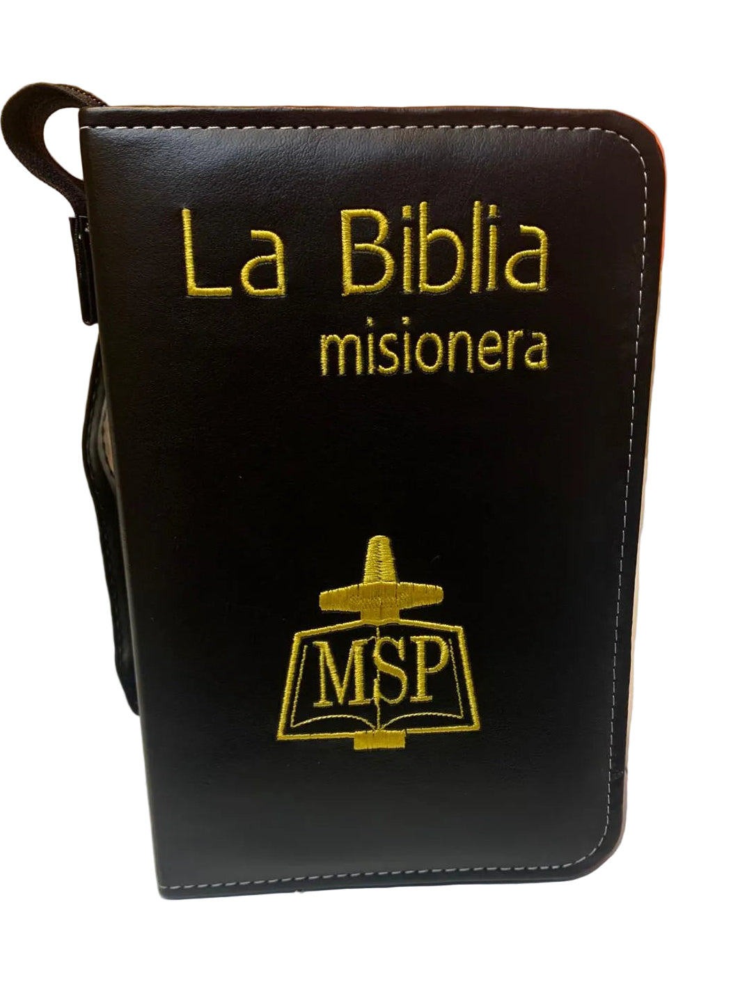 "La Biblia Misionera" Forro Liso Bordada