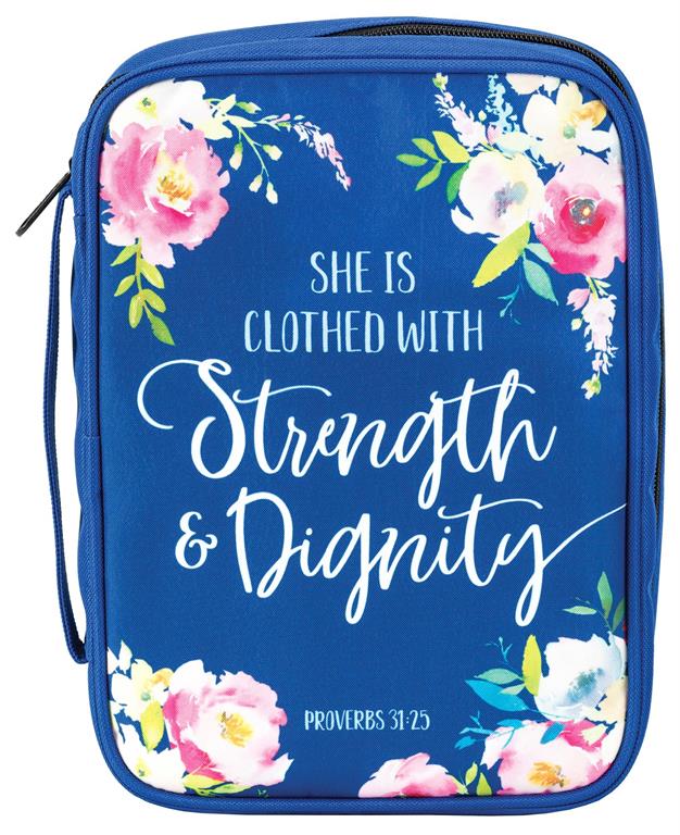 BC- BLUE SHE IS CLOTHED FLORAL -XL