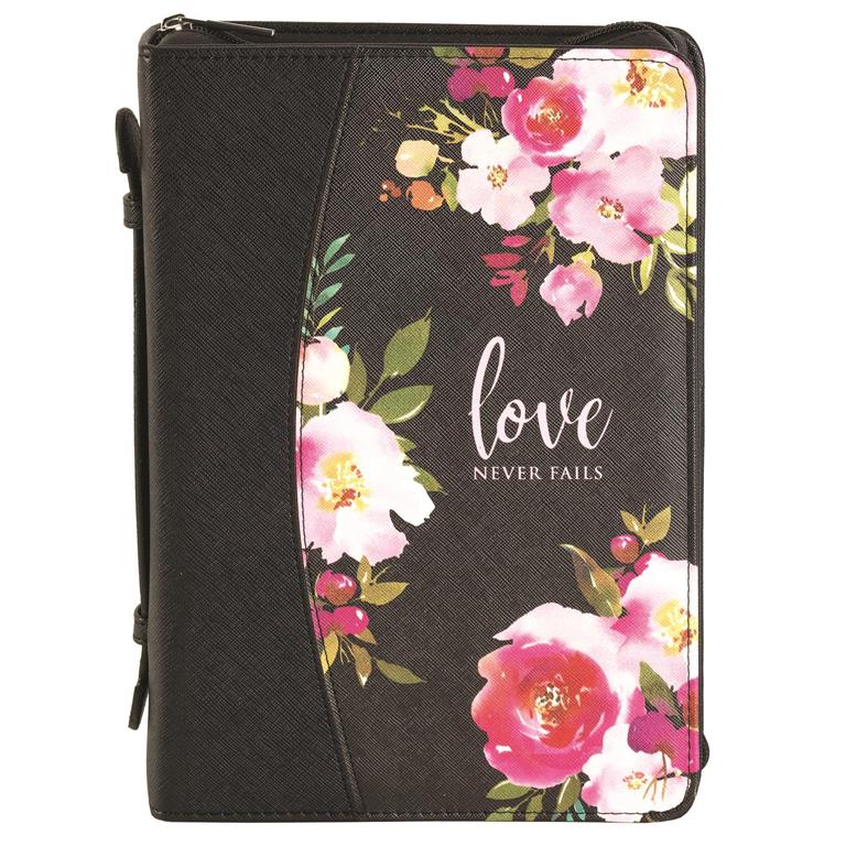 BC- "LOVE NEVER FAILS'-BLACK-L