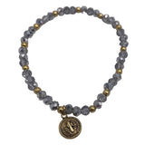 COLORFUL BRACELETS WITH ST. BENIDICT MEDAL
