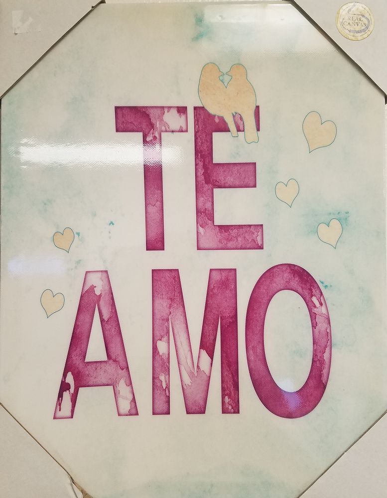 11x14" Cuadro Te Amo