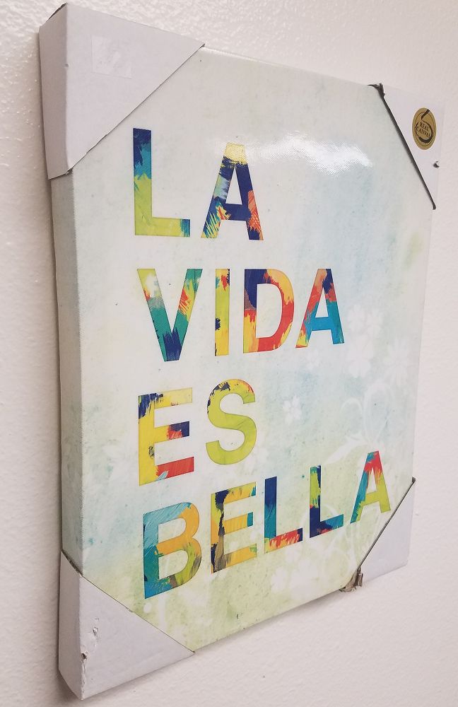 11x14" Cuadro la Vida es Bella