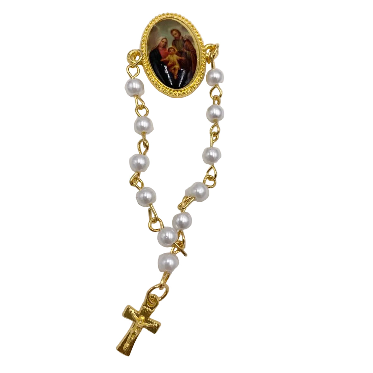 ONE DECADE ROSARY PIN