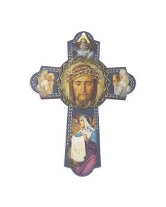 6"WOODEN WALL CROSS