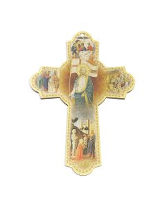 6"WOODEN WALL CROSS