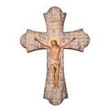 10" Laser Cut Wood Vintage Cross