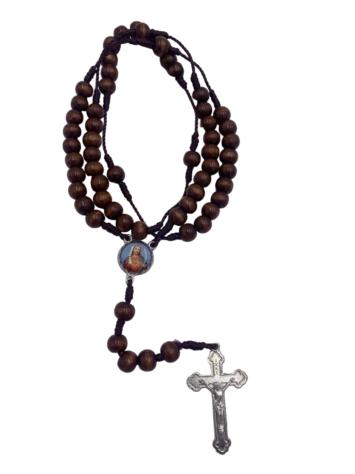 ROSARIO MADERA  DE SAGRADO CORAZON DE JESUS
