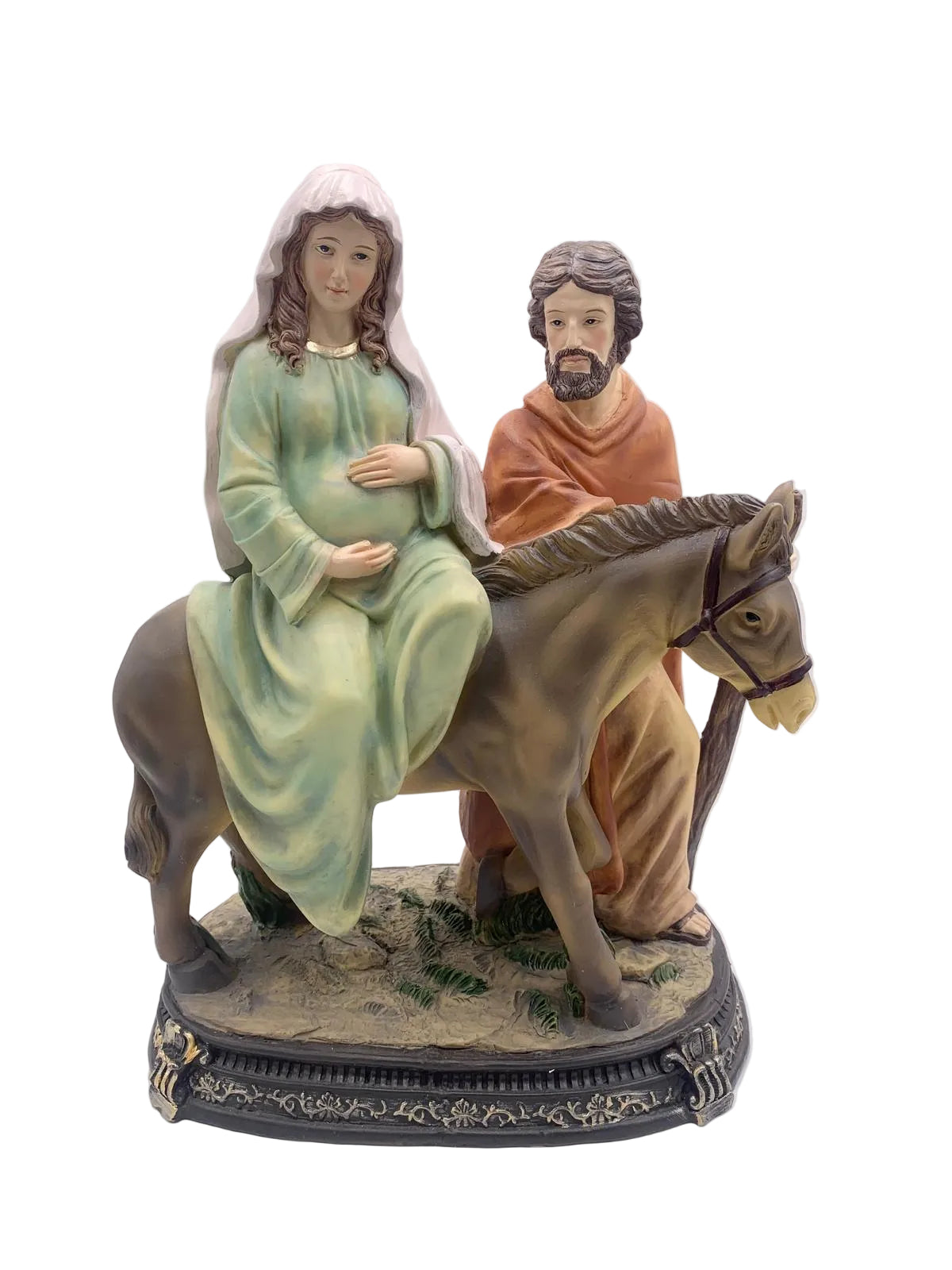 14" FLIGHT TO EGYPT STATUE