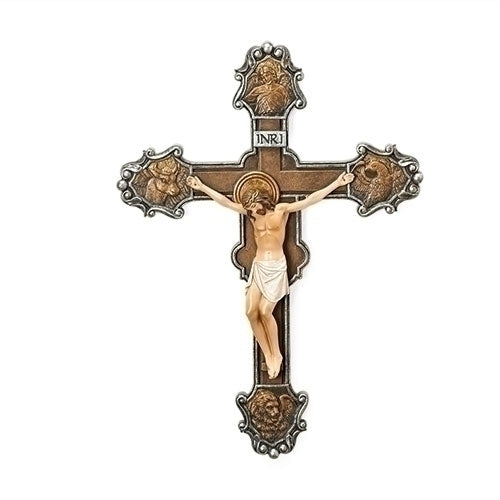 10.25"H EVANGELIST CRUCIFIX F3-R