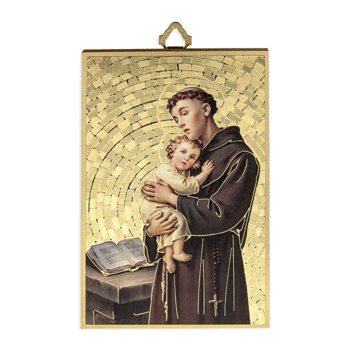 4" x 6" Gold Foil Mosaic Plaque
