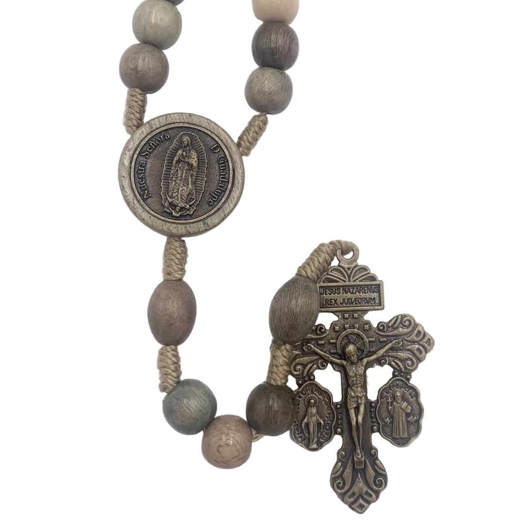 PALO SANTO  ROSARIO CON SAN JUDAS TADEO ,VIRGEN DE GUADALUPE Y CRUZ DE PERDON