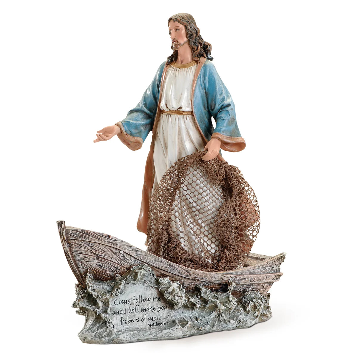 11.25"H Christ the Fisherman Figure – Renaissance Collection