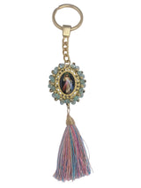 OUR LADY OF GUADALUPE & OTHER BEADED KEYCHAINS