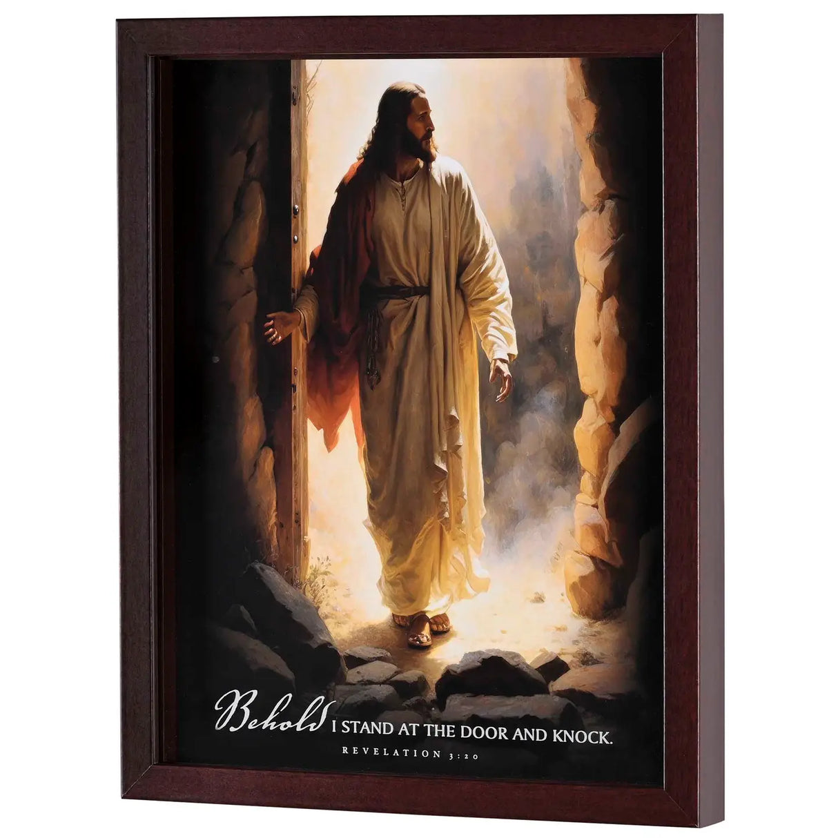 CHRIST'S HEART DOOR FRAME 11X14 WALL ART