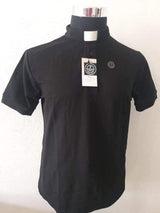 Priest polo shirt in Black, 100% cotton