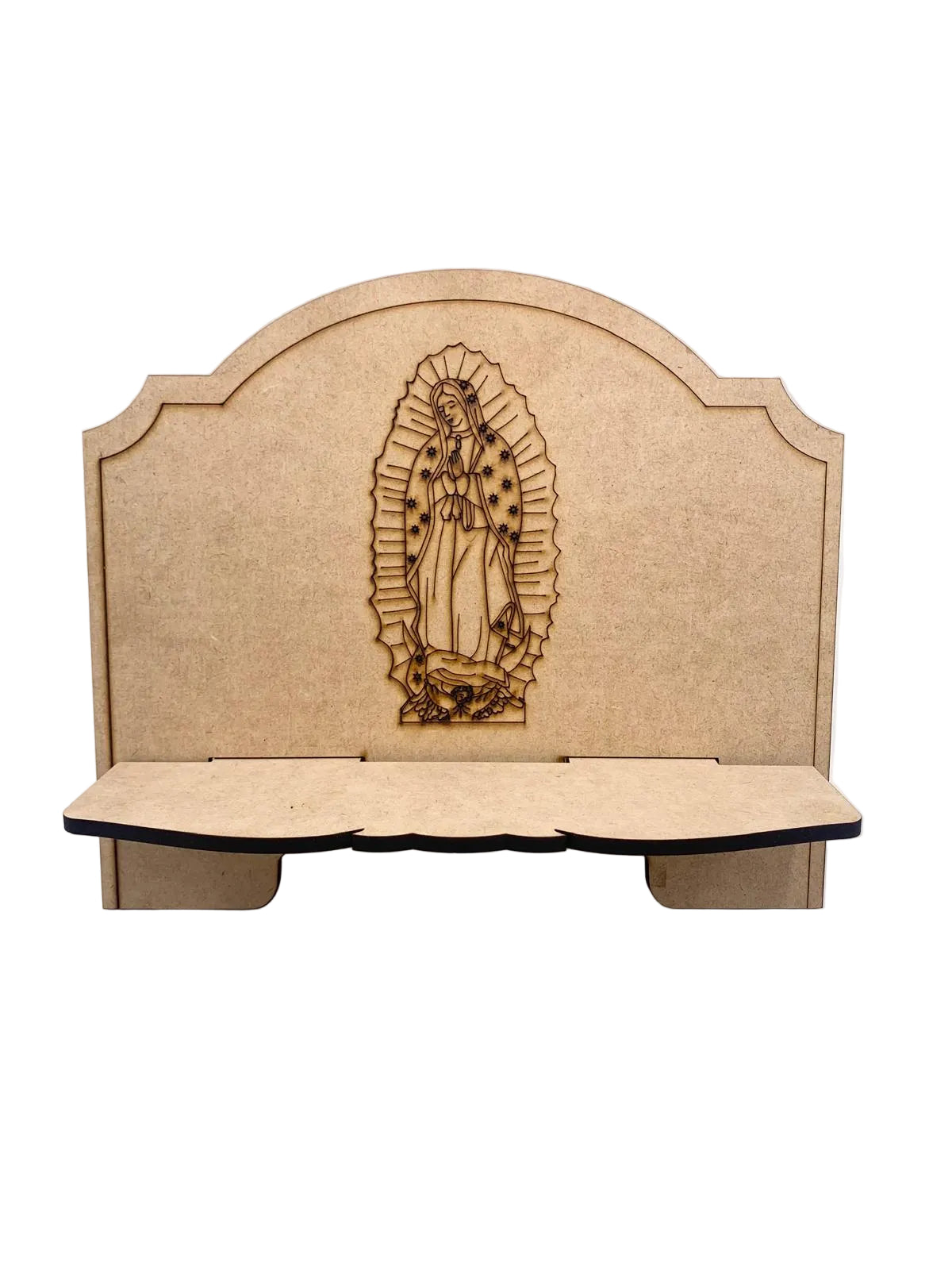 TAN WOOD BURNING BIBLE STAND
