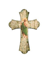 12" Laser Cut Wood Vintage Cross