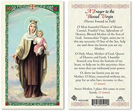 A PRAYER TO THE BLESSED VIRGIN- MOUNT CARMEL