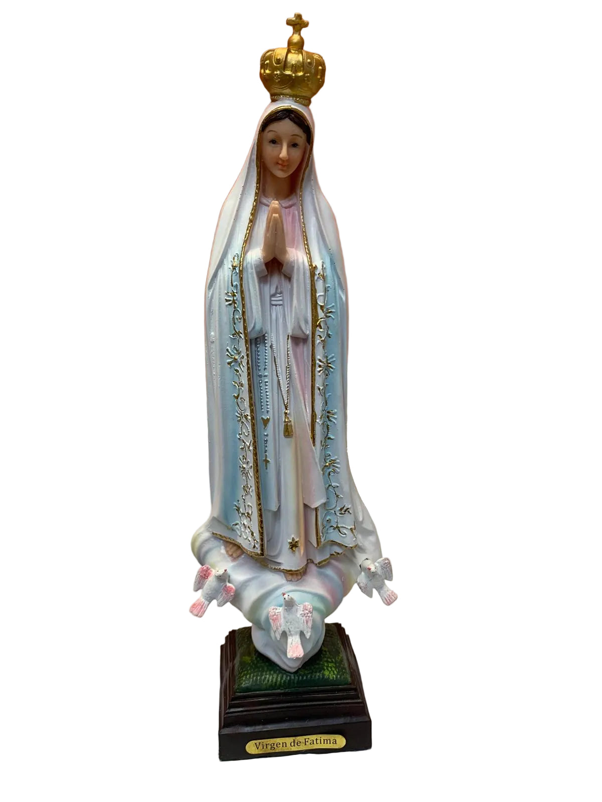 16" VIRGEN DE FATIMA CON PALOMAS P-5